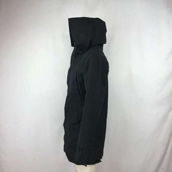 BLACK YAK ~ MENS MEDIUM ~ BLACK DOWN PUFFER DUSTER PARKA COAT JACKET - Picture 5 of 8